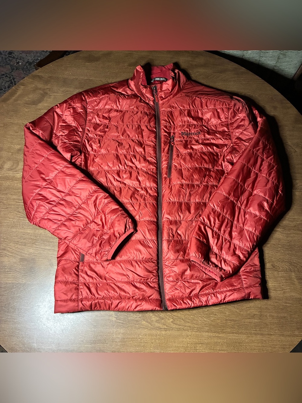Marmot Men's Red Quilted Packable Puffer Jacket 2XL